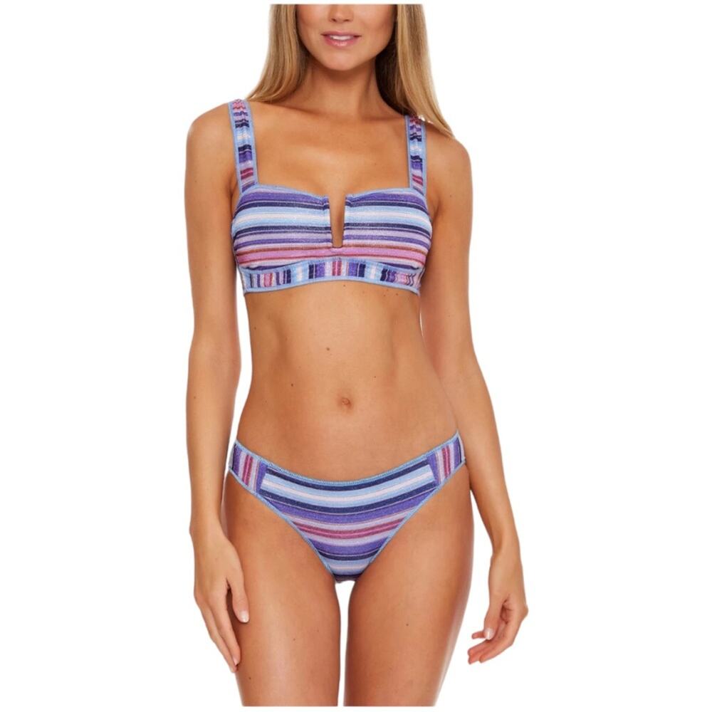 Becca South Coast Bandeau Bikini Top D-cup NWOT - Picture 2 of 7